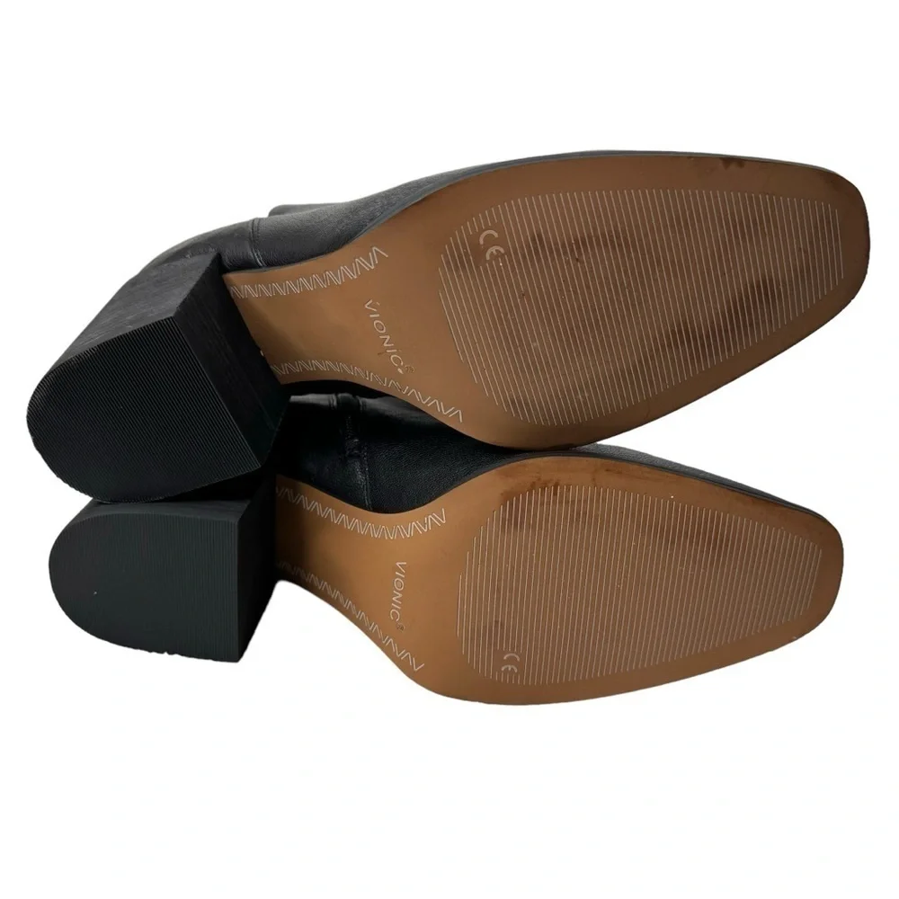 Vionic Lyssa Bootie Black Leather 11‎